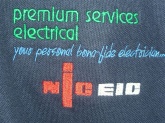 BNI tie - pure silk claret shade, embroidered BNI motif and lettering only made to special order min