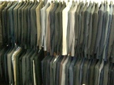 Toastmaster trousers, high waisted, twin raised satin stripe down legs, med weight top quality cloth
