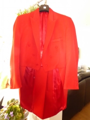PRE OWNED RED TAILCOATS SIZE 44R £80 & £100