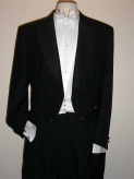 White tie evening tailcoat ready to wear, lightweight wool 2/3 day delivery